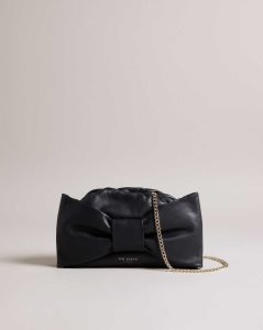 Ted Baker Niasa Bow Detail Clutch Black | 5324891-OU