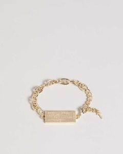 Ted Baker Persha Postcode Bracelet Gold Colour | 7861205-JK