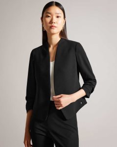 Ted Baker Popy Cropped Jacket Black | 1946283-NY