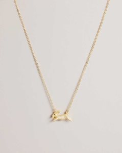 Ted Baker Rabsa Rabbit Pendant Necklace Gold Colour | 9152374-CJ