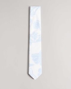 Ted Baker Ramsy Printed Tie Light Blue | 4235879-HV