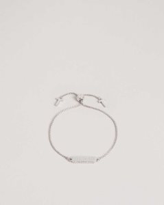 Ted Baker Saraio Sparkle Bar Bracelet Silver Colour | 2457160-EL