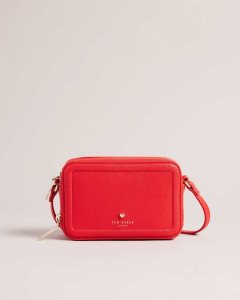 Ted Baker Stinah Heart Studded Small Camera Bag Red | 2136895-BP