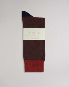 Ted Baker Tedtext Semi Plain Socks Orange | 7634209-SQ