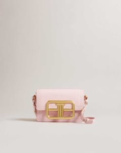 Ted Baker Tikisha Statement Hardware Mini Crossbody Bag Pale Pink | 4831729-MY