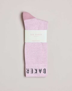 Ted Baker Twistsk Twisted Yarn Socks Pink | 4652980-WB