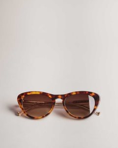 Ted Baker Violets Cat Eye Frame Sunglasses Tortoiseshell | 7250961-FW