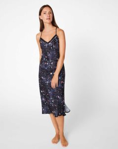 Ted Baker Yalt Short Star Chemise Navy | 4518362-CK